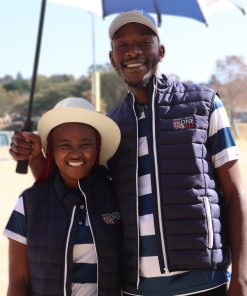 Proudly Saints Ladies Navy Body Warmer