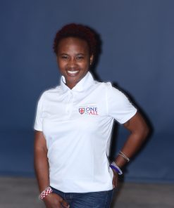 Proudly Saints White Cristen Golfer